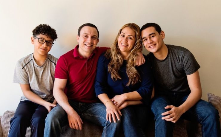 A family therapy photo.