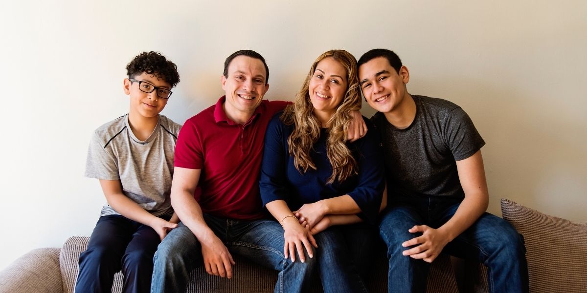 A family therapy photo.