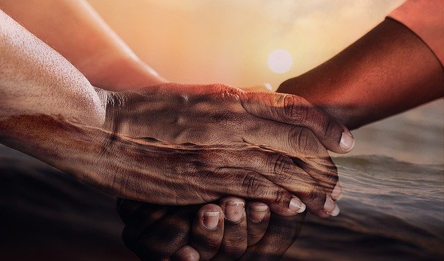 One Person Helping Another